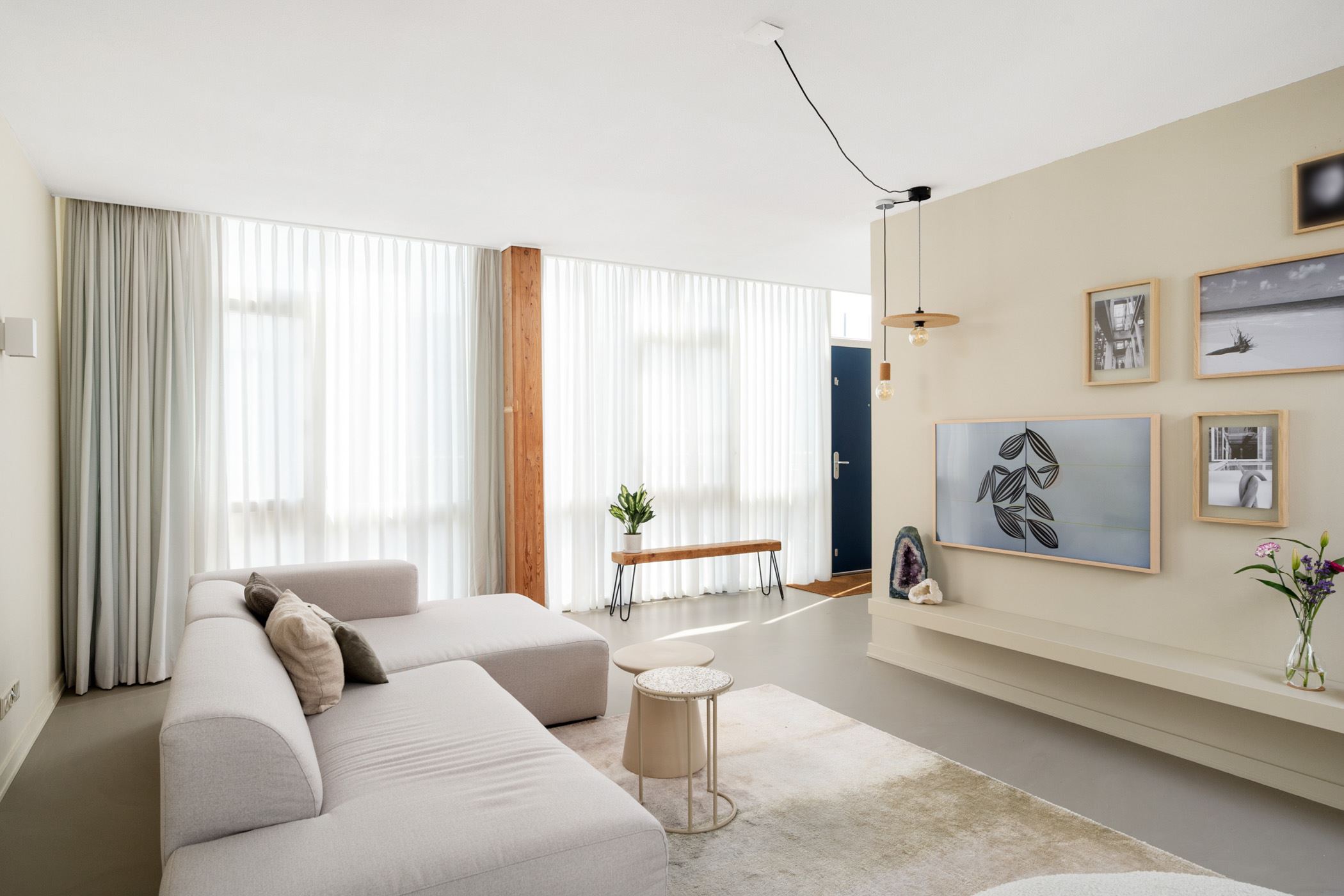 401_2160 Woonkamer in Naturel wonen interieur, adviesplan gemaakt door Combi Design