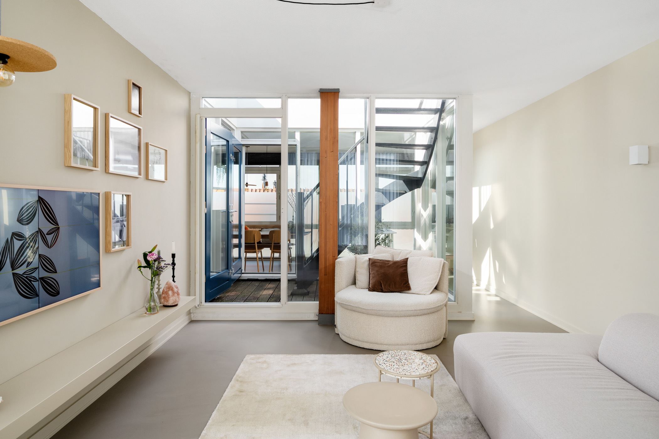 490_2160 Zitgedeelte in Naturel wonen interieur, adviesplan gemaakt door Combi Design