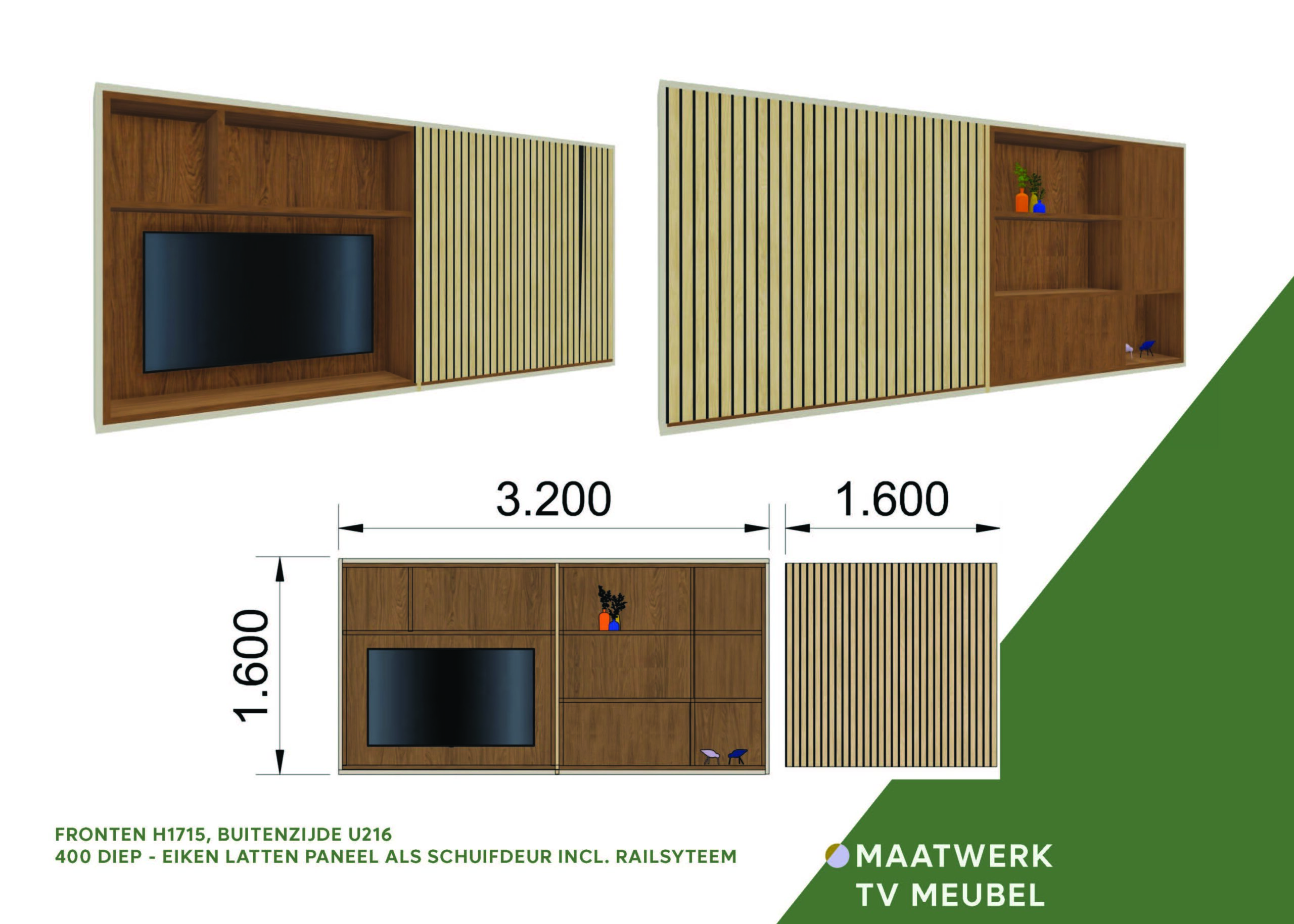 Combi Design interieurontwerp_Pagina_29 Advies voor Maatwerk TV meubel in interieur door Combi Design